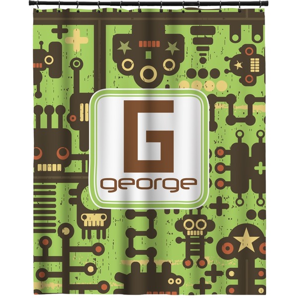 Custom Industrial Robot 1 Extra Long Shower Curtain - 70"x84" (Personalized)
