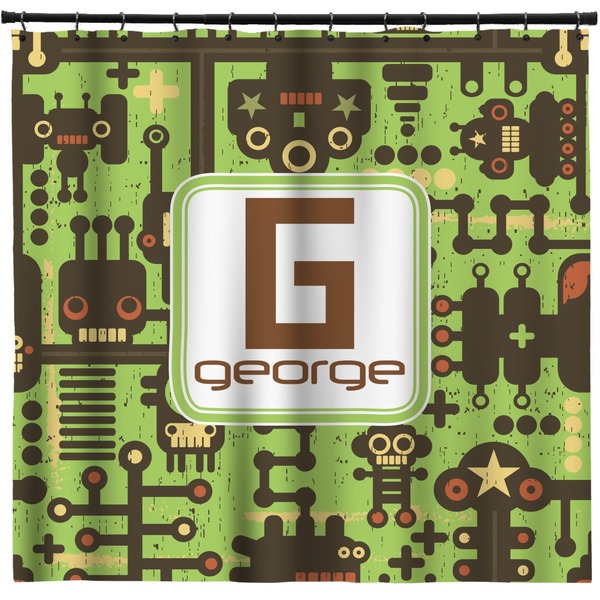 Custom Industrial Robot 1 Shower Curtain (Personalized)