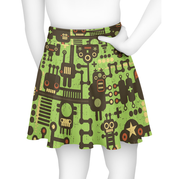 Industrial Robot 1 Skater Skirt - Back