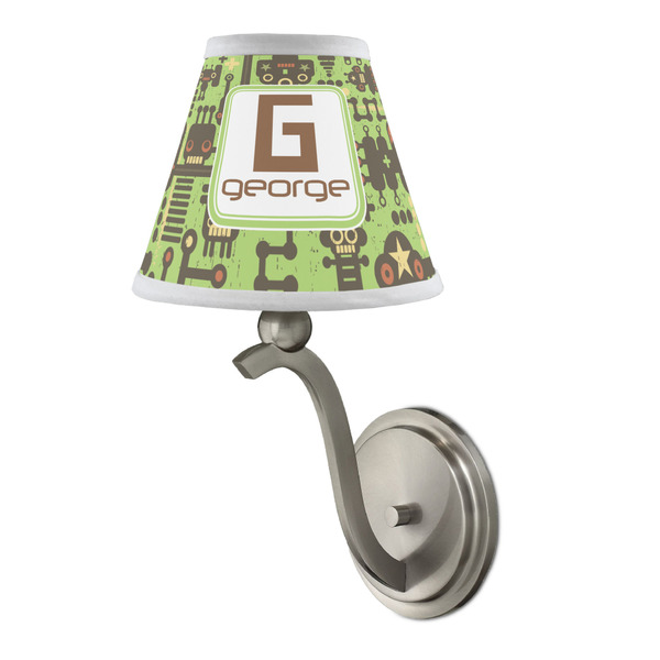 Industrial Robot 1 Small Chandelier Lamp - LIFESTYLE (on wall lamp)