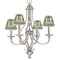 Industrial Robot 1 Small Chandelier Shade - LIFESTYLE (on chandelier)