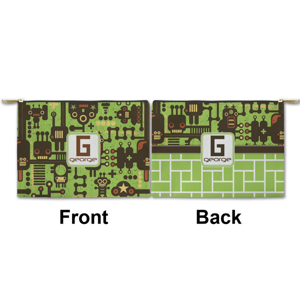 Industrial Robot 1 Small Zipper Pouch Approval (Front and Back)