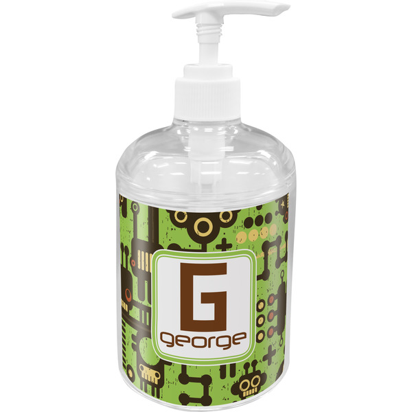 Custom Industrial Robot 1 Acrylic Soap & Lotion Bottle (Personalized)