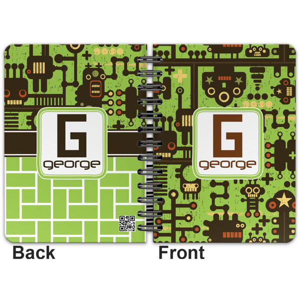 Industrial Robot 1 Spiral Journal 5 x 7 - Apvl