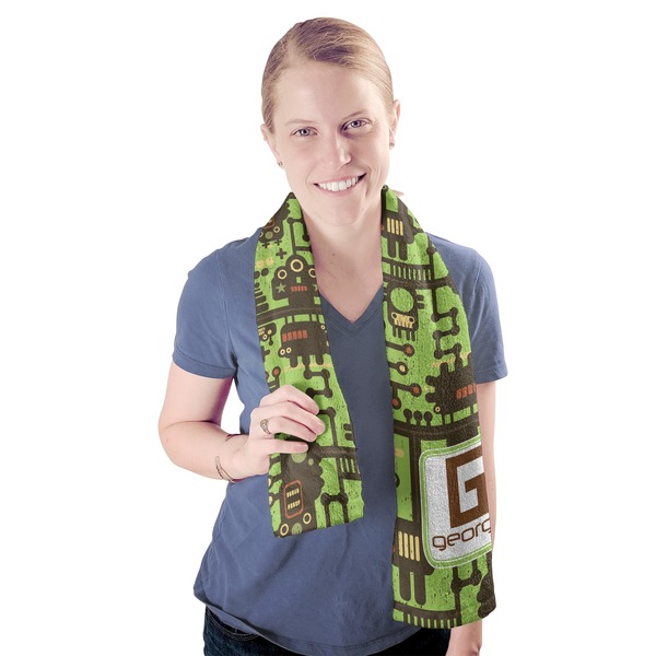 Industrial Robot 1 Sport Towel - Exercise use - Model