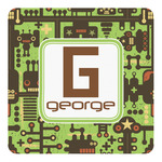 Industrial Robot 1 Square Decal (Personalized)