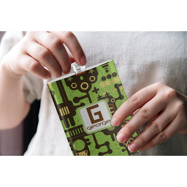 Industrial Robot 1 Stainless Steel Flask - LIFESTYLE 1