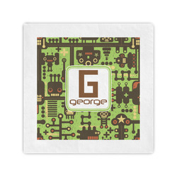 Industrial Robot 1 Standard Cocktail Napkins (Personalized)