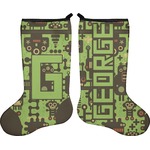 Industrial Robot 1 Holiday Stocking - Double-Sided - Neoprene (Personalized)