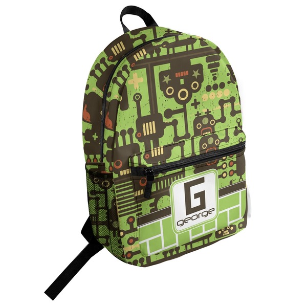 Custom Industrial Robot 1 Student Backpack (Personalized)