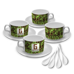 Industrial Robot 1 Tea Cup - Set of 4 (Personalized)