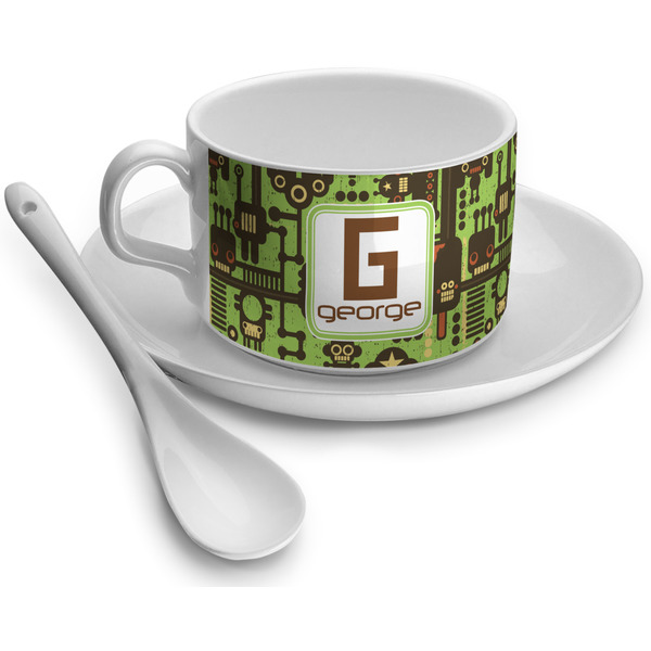 Custom Industrial Robot 1 Tea Cup - Single (Personalized)