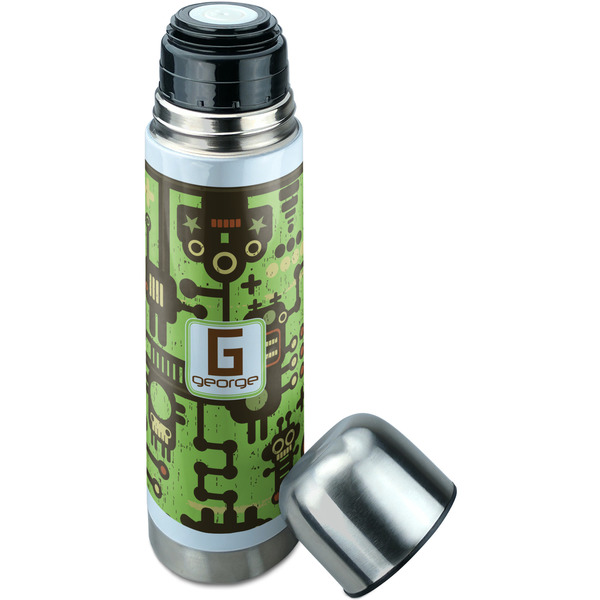 Industrial Robot 1 Thermos - Lid Off