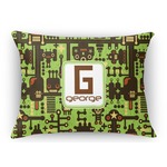 Industrial Robot 1 Rectangular Throw Pillow Case (Personalized)