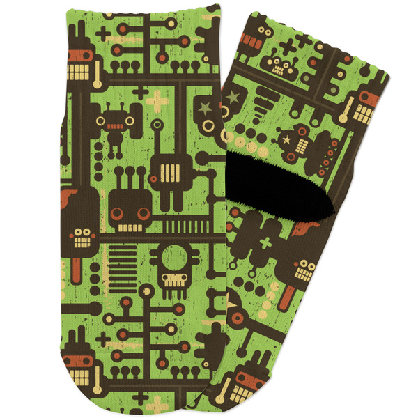 Custom Industrial Robot 1 Toddler Ankle Socks