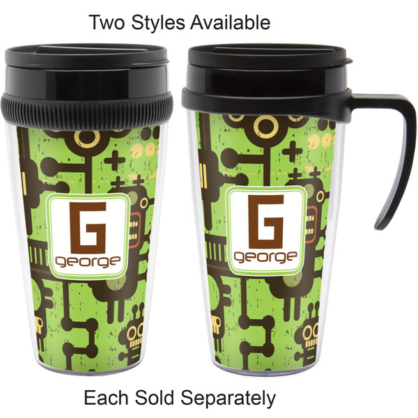 Industrial Robot 1 Travel Mugs - with & without Handle