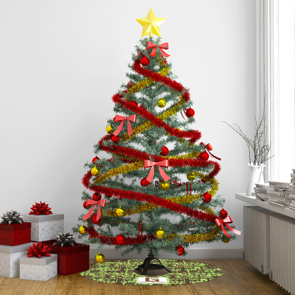 Industrial Robot 1 Tree Skirt - In context