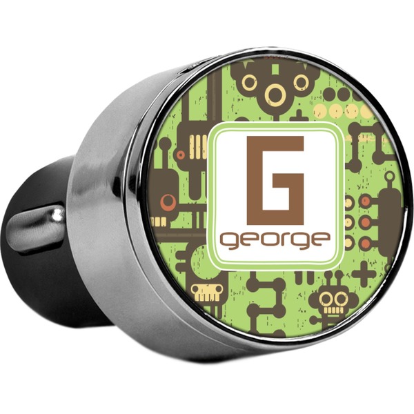 Custom Industrial Robot 1 USB Car Charger (Personalized)
