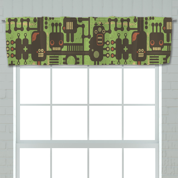 Industrial Robot 1 Valance - Closeup on window