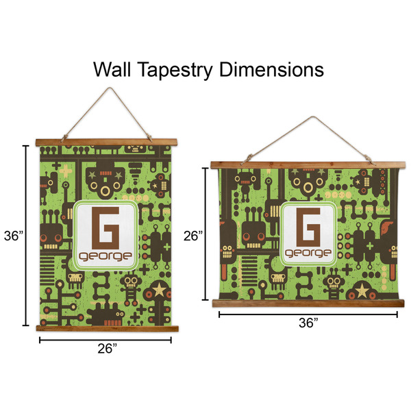 Industrial Robot 1 Wall Hanging Tapestries - Parent/Sizing