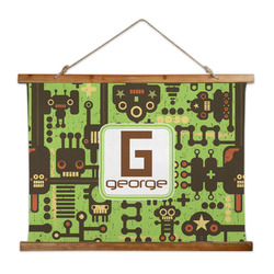 Industrial Robot 1 Wall Hanging Tapestry - Wide (Personalized)