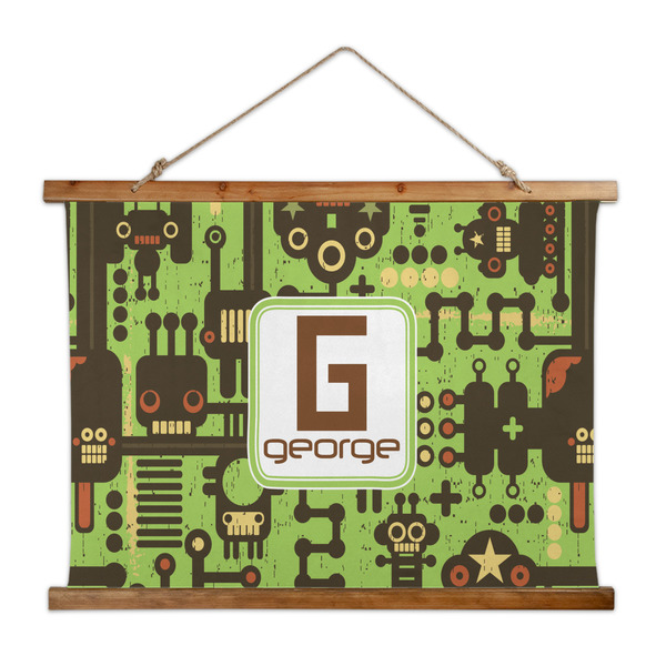 Custom Industrial Robot 1 Wall Hanging Tapestry - Wide (Personalized)