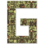 Industrial Robot 1 Letter Decal - Small (Personalized)