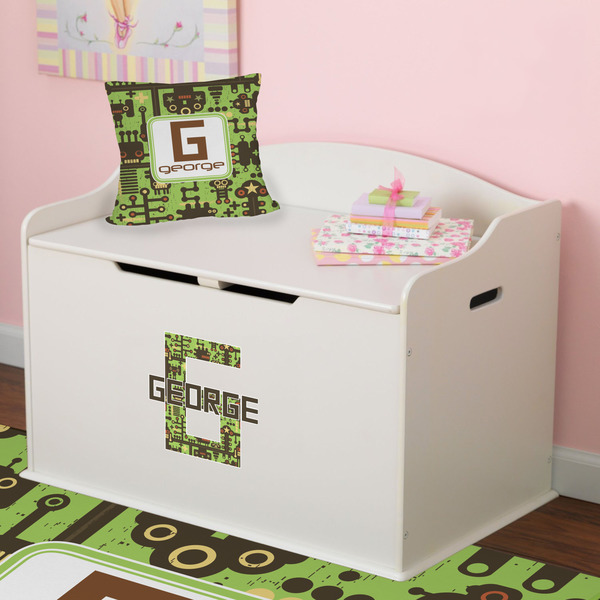 Industrial Robot 1 Wall Name & Initial Small on Toy Chest