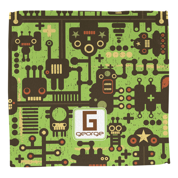 Industrial Robot 1 Washcloth - Front - No Soap