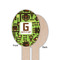 Industrial Robot 1 Wooden Food Pick - Oval - Single Sided - Front & Back