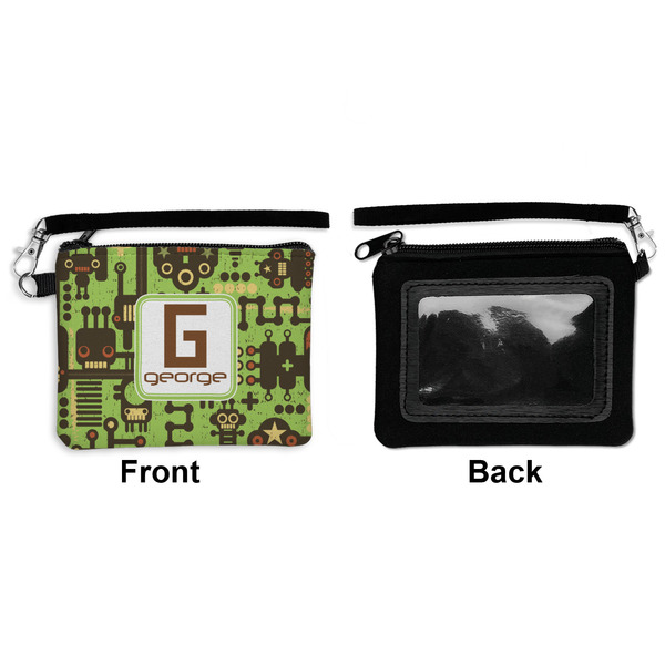 Industrial Robot 1 Wristlet ID Cases - Front & Back