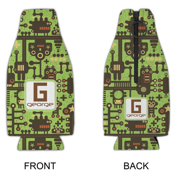 Industrial Robot 1 Zipper Bottle Cooler - APPROVAL