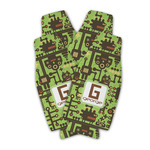 Industrial Robot 1 Zipper Bottle Cooler - Set of 4 (Personalized)