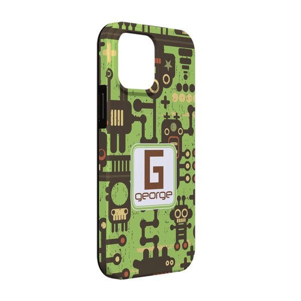 Custom Industrial Robot 1 iPhone Case - Rubber Lined - iPhone 13 (Personalized)