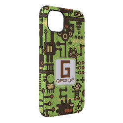 Industrial Robot 1 iPhone Case - Rubber Lined - iPhone 14 Plus (Personalized)