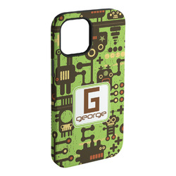 Industrial Robot 1 iPhone Case - Rubber Lined - iPhone 15 Plus (Personalized)