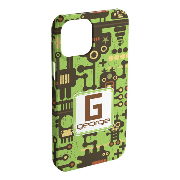 Custom Industrial Robot 1 iPhone Case - Plastic (Personalized)