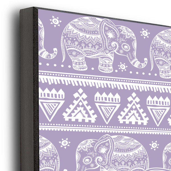 Baby Elephant 11x14 Wood Print - Closeup