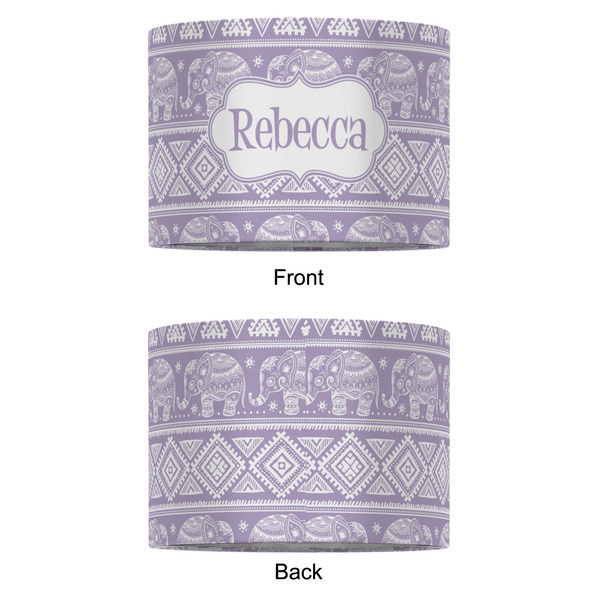 Baby Elephant 12" Drum Lampshade - APPROVAL (Fabric)