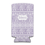Baby Elephant Can Cooler (tall 12 oz) (Personalized)