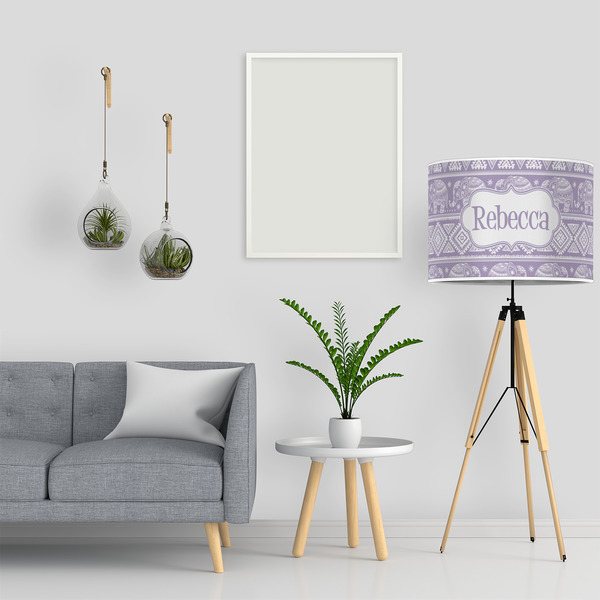 Baby Elephant 16" Drum Lampshade - LIFESTYLE