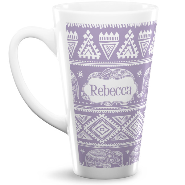 Custom Baby Elephant Latte Mug (Personalized)