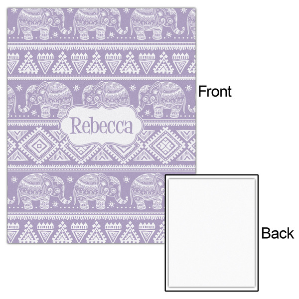 Baby Elephant 16x20 - Matte Poster - Front & Back