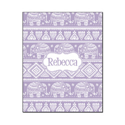 Baby Elephant Wood Print - 16x20 (Personalized)