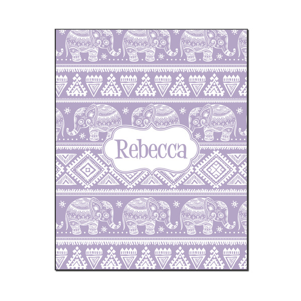 Custom Baby Elephant Wood Print - 16x20 (Personalized)