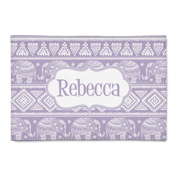 Custom Baby Elephant Patio Rug (Personalized)