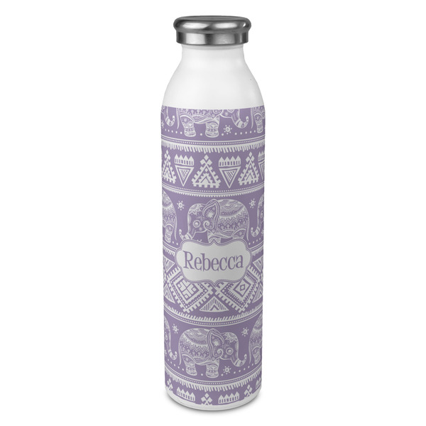 Custom Baby Elephant 20oz Stainless Steel Water Bottle - Full Print (Personalized)