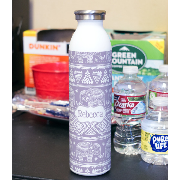 Baby Elephant 20oz Water Bottles - Full Print - In Context
