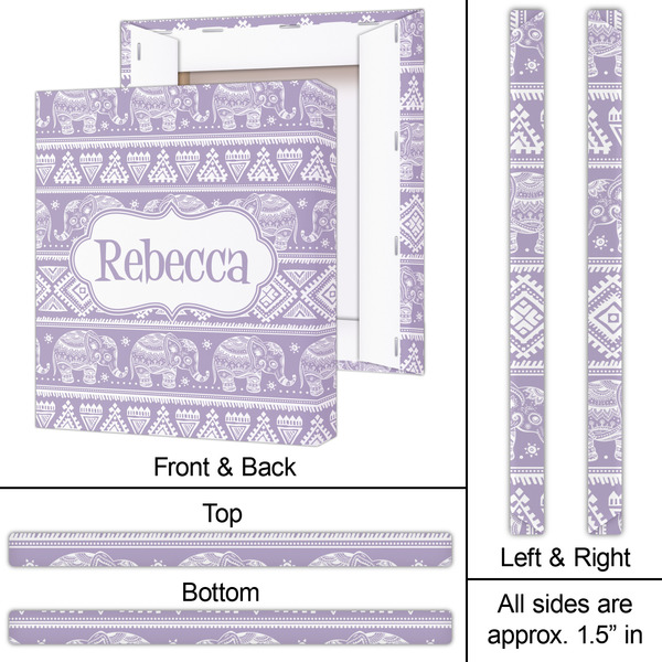 Baby Elephant 20x24 - Canvas Print - Approval