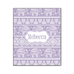 Baby Elephant Wood Print - 20x24 (Personalized)